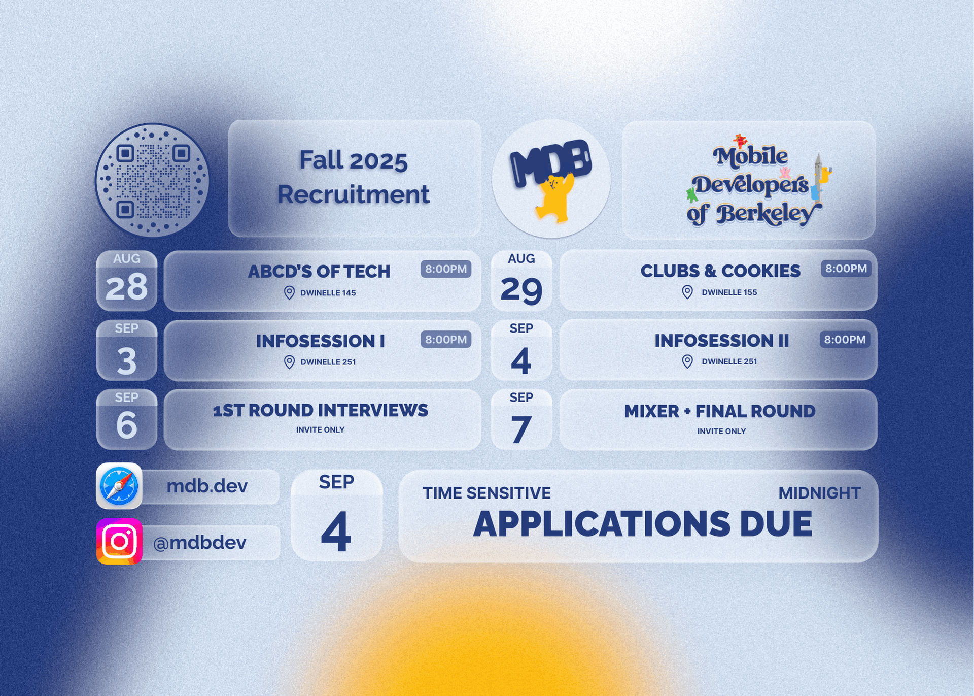 MDB Recruitment Flyer